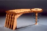 La Comte, coffee table designed by Peter Menzies, art furniture designer